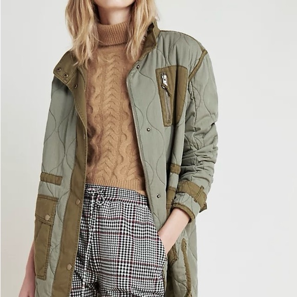 Anthropologie Quilted Liner Jacket - Picture 1 of 8